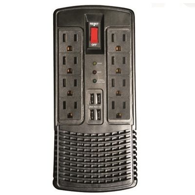 1200VA 600W Industrial AVR Voltage Regulator 8PCS Nema Sockets USB Port OEM Bulk Supply