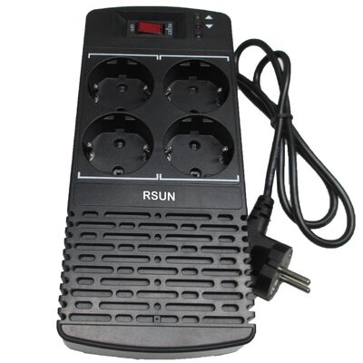 1000VA Single-Phase AVR with Multiple Schuko Outputs & USB Charging 600W 2000VA AVR